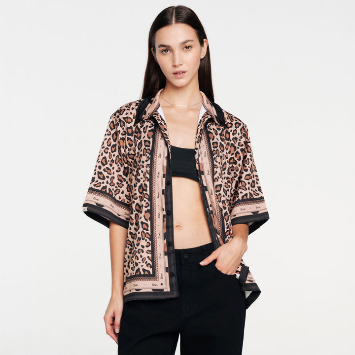 Animal Print Shirt - Leopard