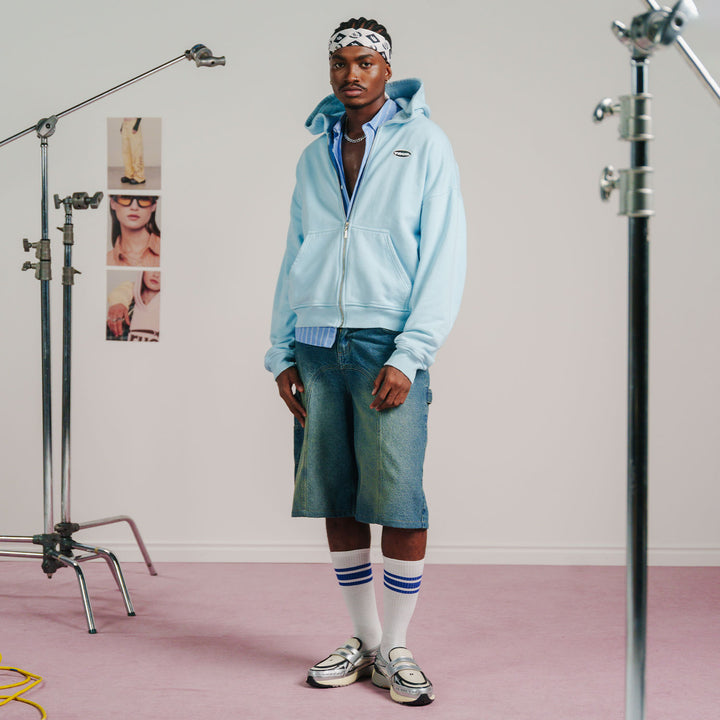 Moonlight Hoodie - Pastel Blue