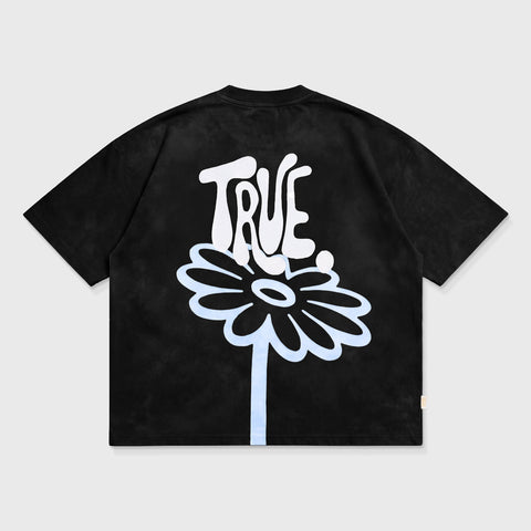 Bloom Boxy T-Shirt - Washed Black