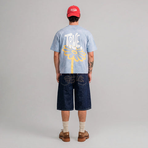 Bloom Boxy T-Shirt - Washed Blue