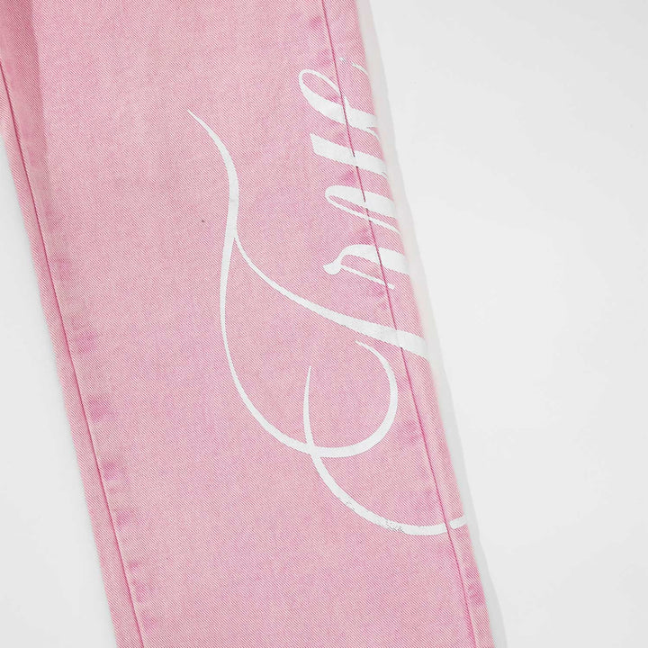 Blush Mid-Rise Pants - Pink