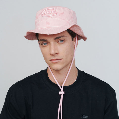 Blush Washed Fisher Hat - Pink