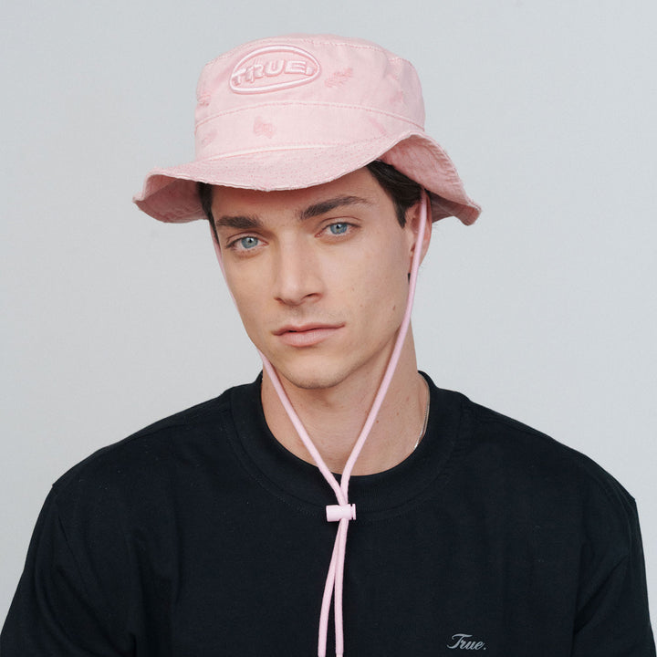 Blush Washed Fisher Hat - Pink