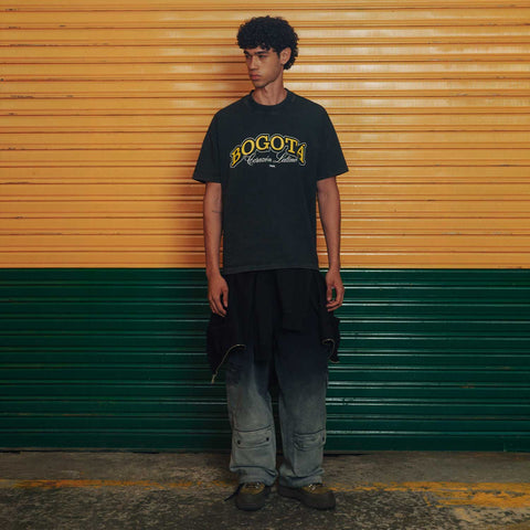 Bogota Latin Heart T-Shirt - Washed Black