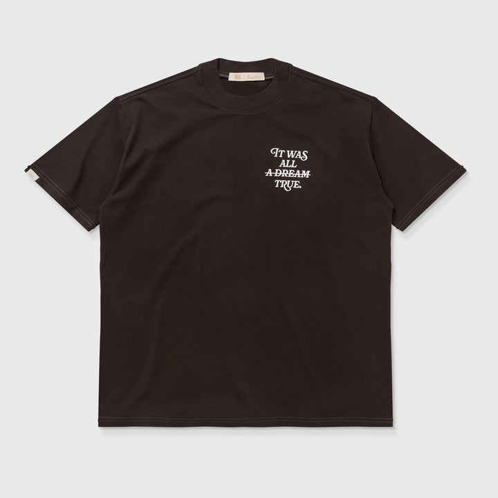 Playera Oversized Dream - Café