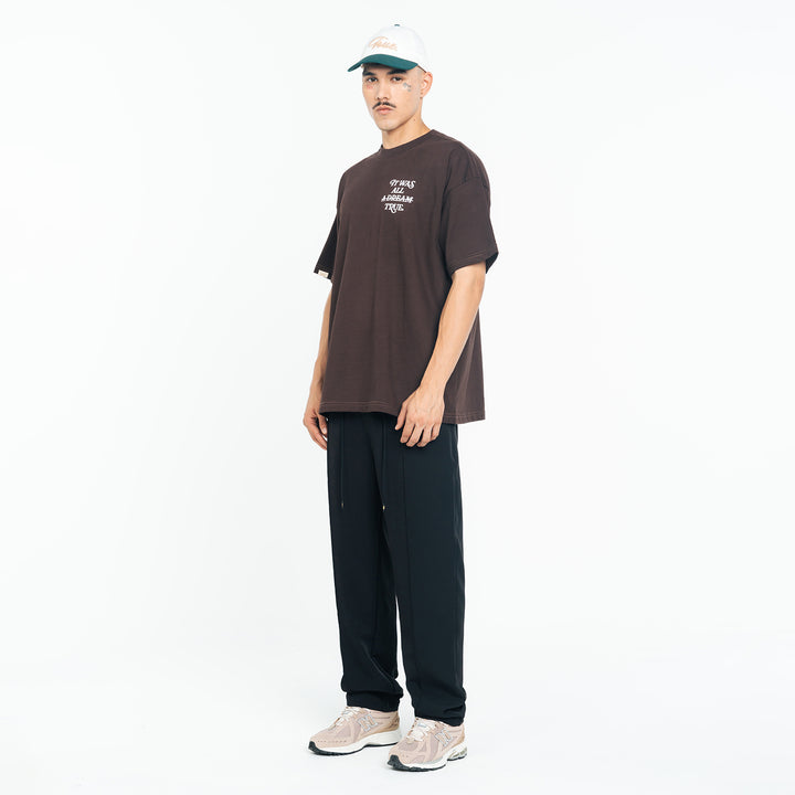 Playera Oversized Dream - Café