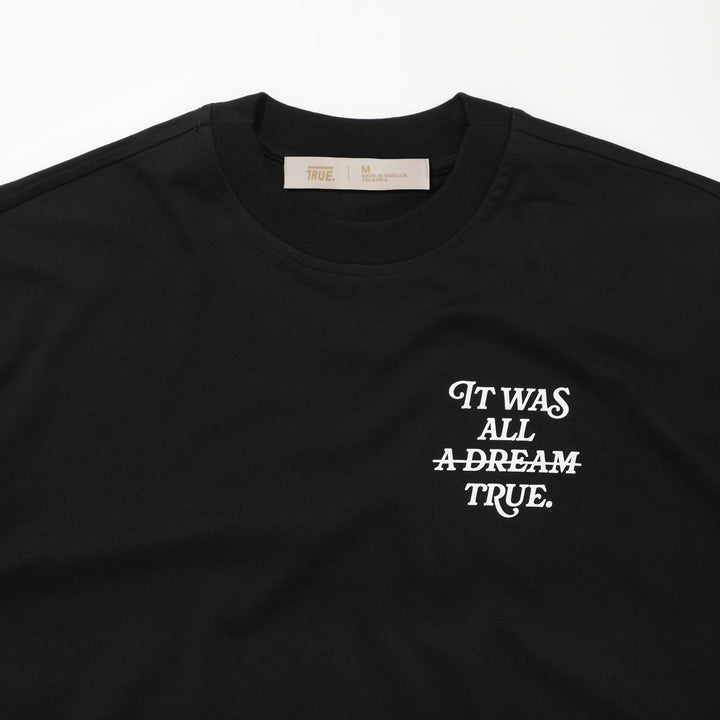 Playera Oversized Dream - Negra