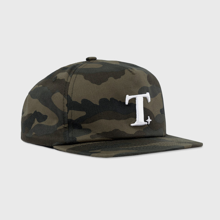 Camo Golfer Cap - Green