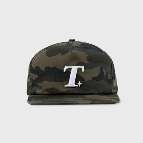 Camo Golfer Cap - Green