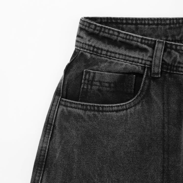 Cargo Multi-Pocket Pants - Washed Black