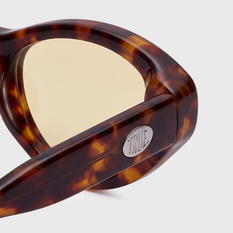 Cat-Eye Sunglasses - Brown
