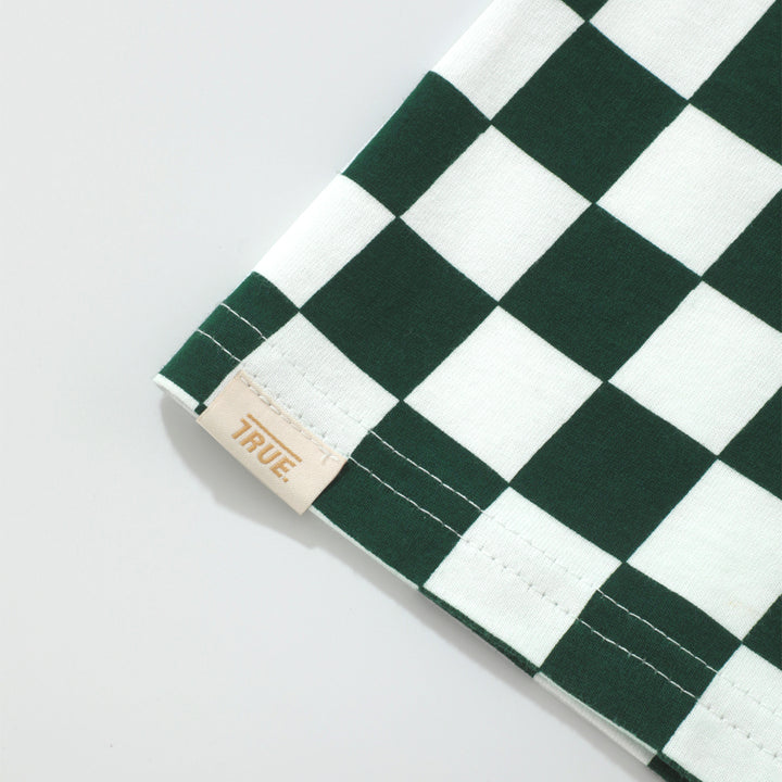 Chess Boxy Tee - Pine Green