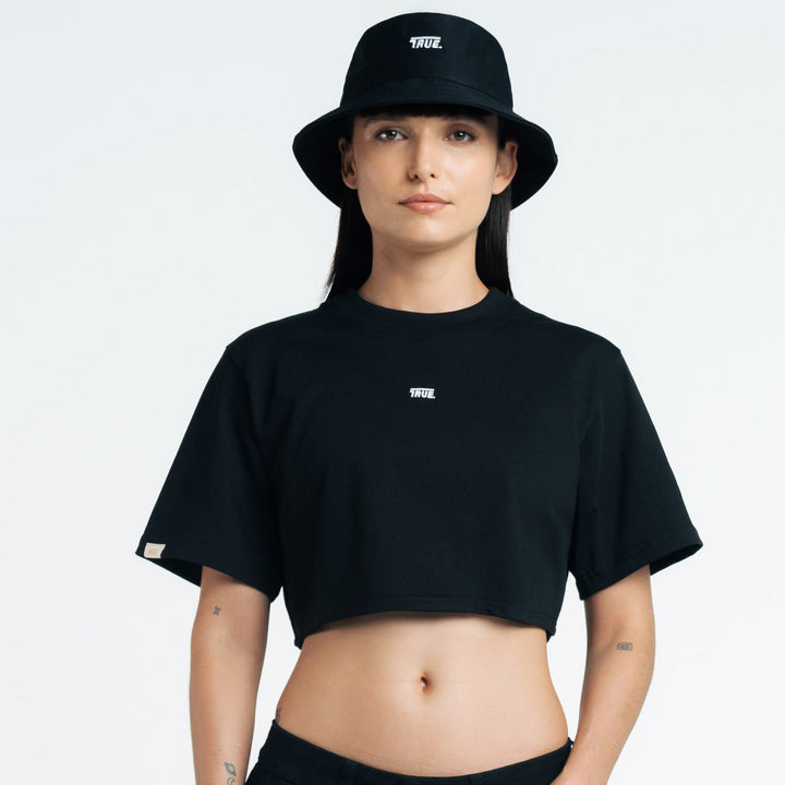 Classic Crop Top - Black