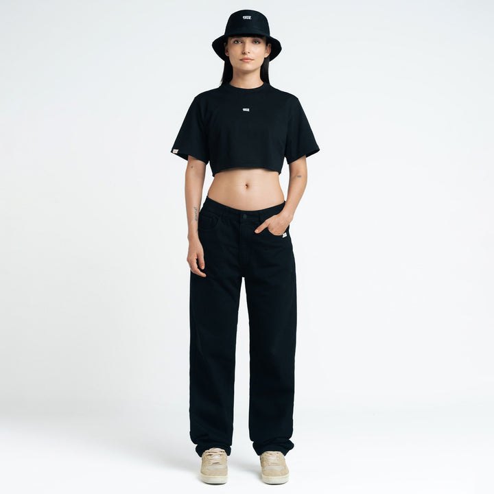 Classic Crop Top - Black