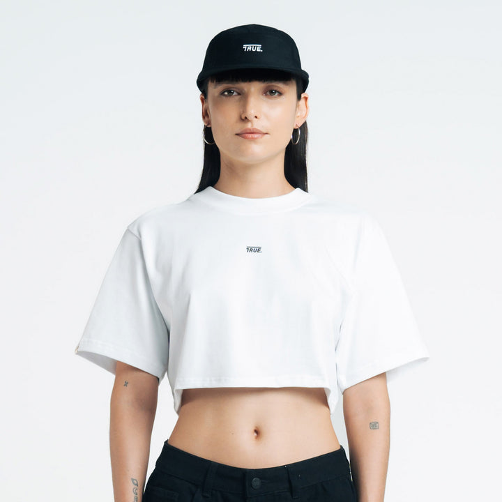 Classic Crop Top - White