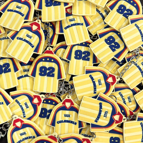 Colombia Keychain - Yellow