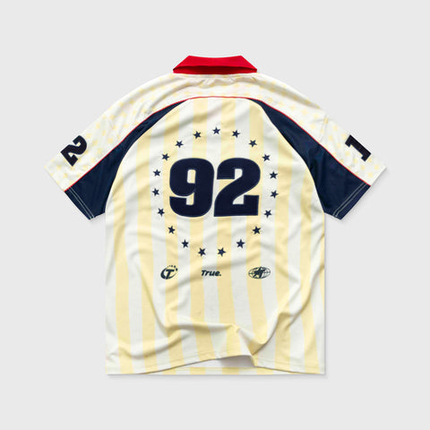 Colombia Oversized Polo T-Shirt - Butter Yellow