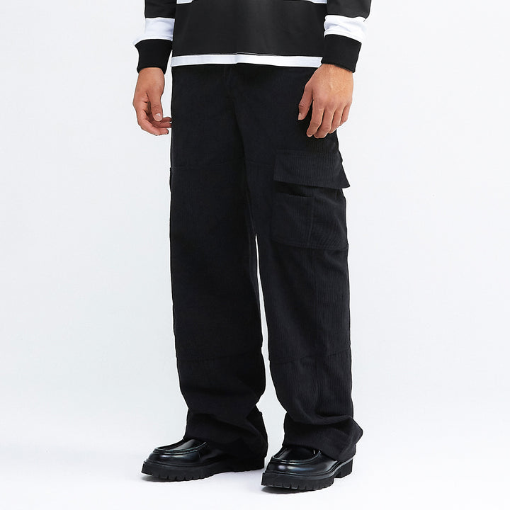 Corduroy Work Pants - Black
