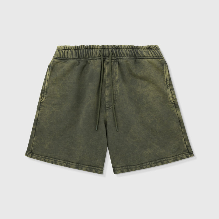 Core Washed Shorts - Military Green