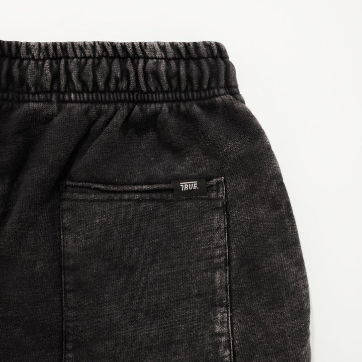 Core Washed Shorts - Dark Grey