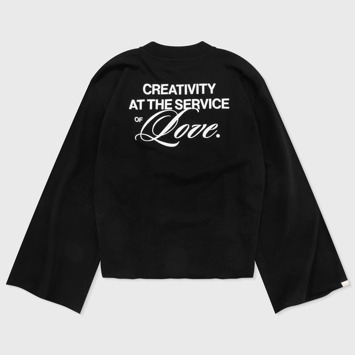 Creative Wide LS T-Shirt - Black