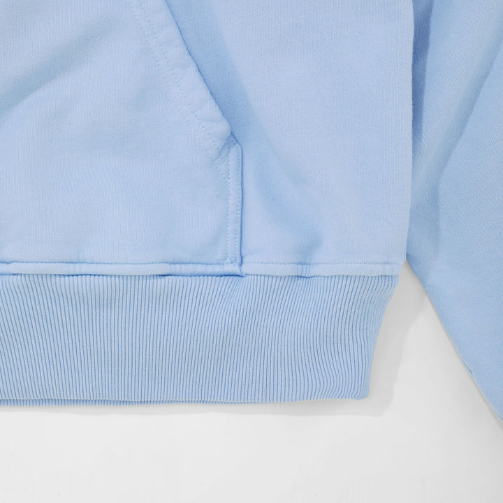 Cupid Box-Fit Hoodie - Baby Blue