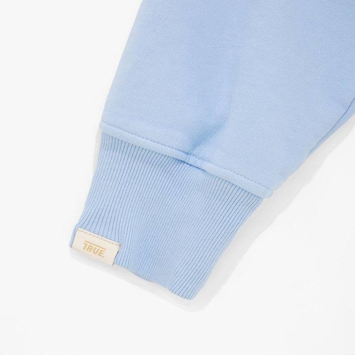 Cupid Box-Fit Hoodie - Baby Blue