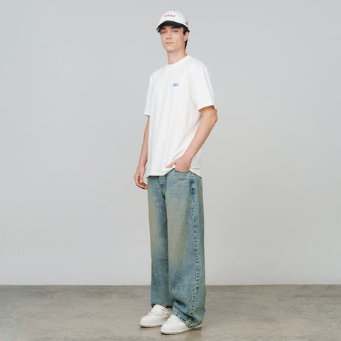 Cursive Logo T-Shirt - Cream