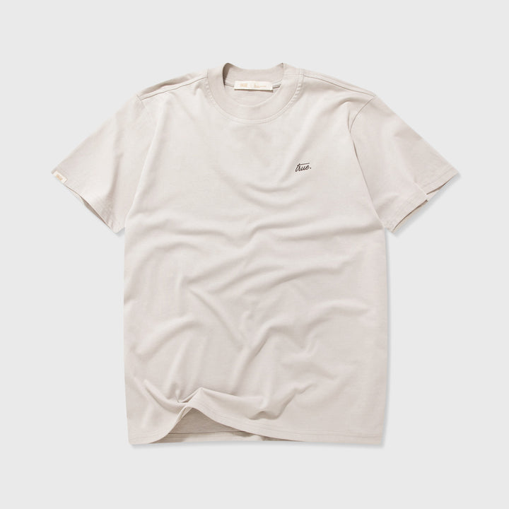 Cursive Logo T-Shirt - Light Sand