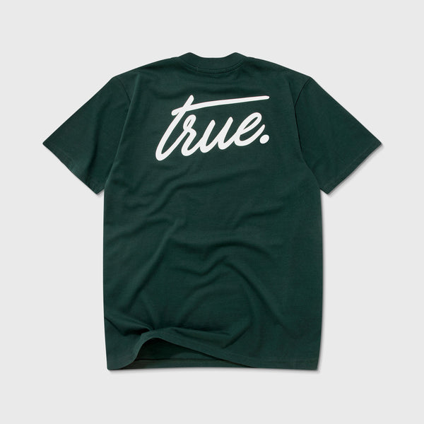 Cursive Logo T-Shirt - Pine Green