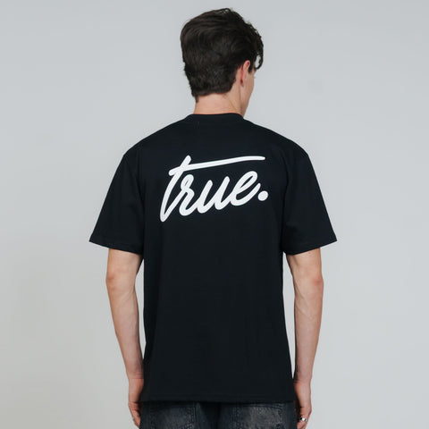Cursive Logo T-Shirt - Black