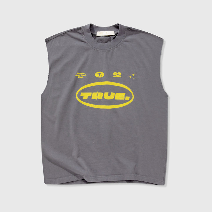 Intuition Sleeveless Tee - Gray
