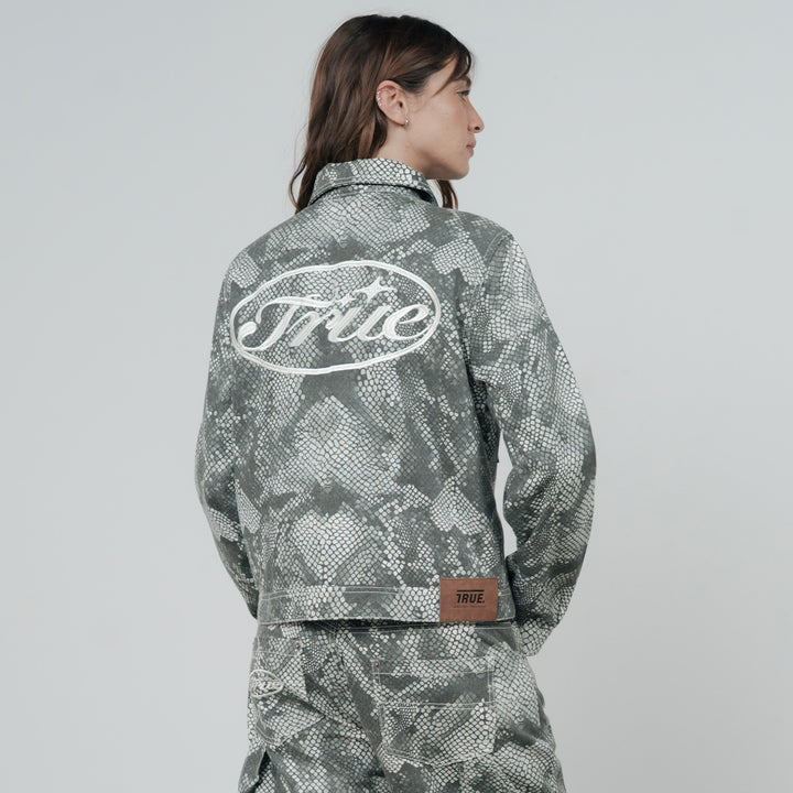 Python Drill Light Jacket - Gray