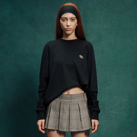 Daily Crewneck LS T-Shirt - Black