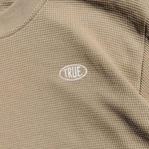 Daily Crewneck LS T-Shirt - Sand