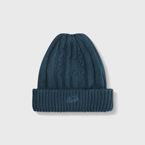 Daily knit Beanie - Deep Blue