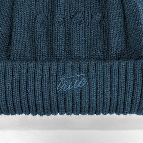 Daily knit Beanie - Deep Blue
