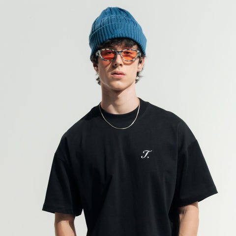 Daily knit Beanie - Deep Blue