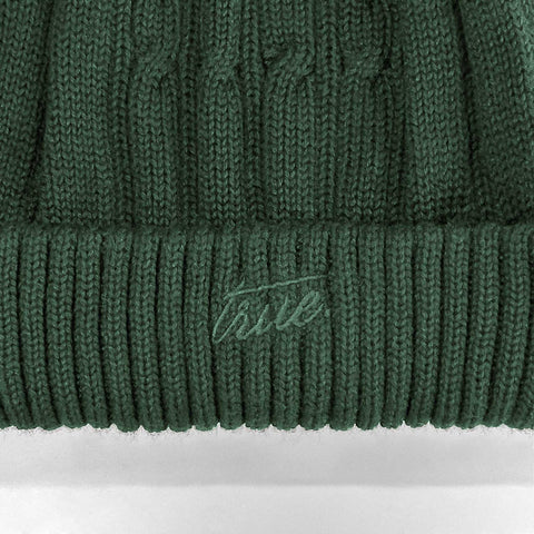 Daily knit Beanie - Pine Green