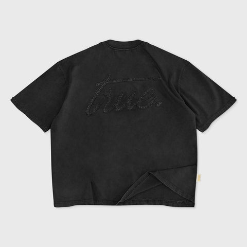 Daily Washed Boxy Tee - Black