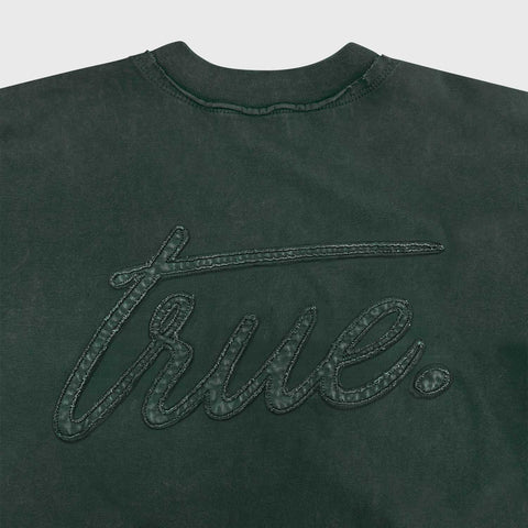 Daily Washed Boxy Tee - Pine Green