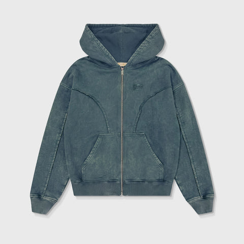 Daily Washed Hoodie - Deep Blue