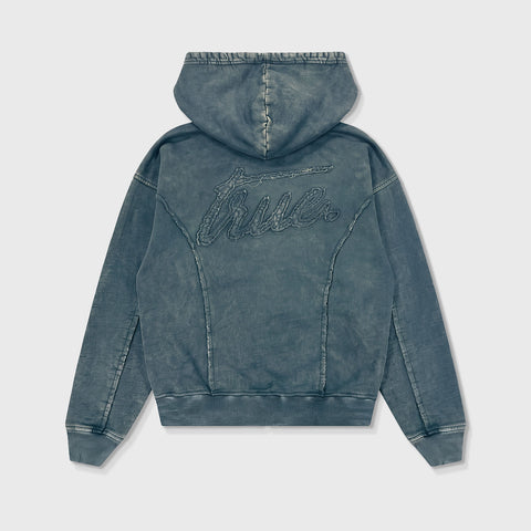 Daily Washed Hoodie - Deep Blue