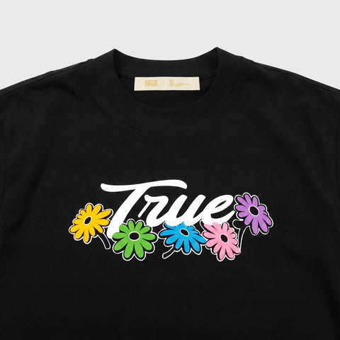Flowers Logo T-Shirt - Black