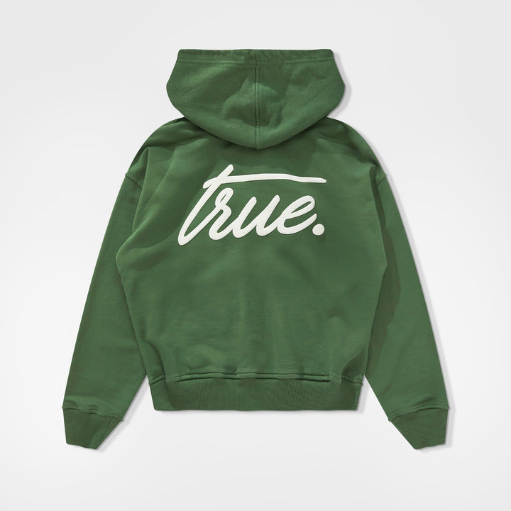 Forest Zipper Hoodie - Green