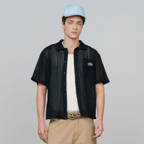 Fresh Button-Up Shirt - Black