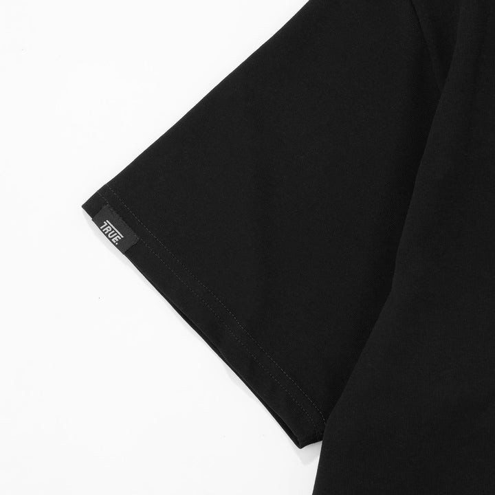 True Global Cropped T-Shirt - Black