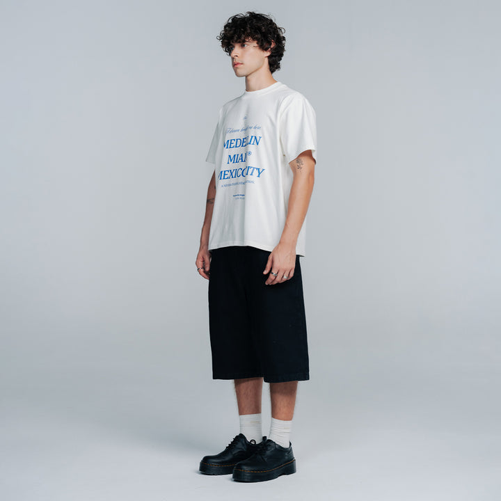 True Global Cropped T-Shirt - White