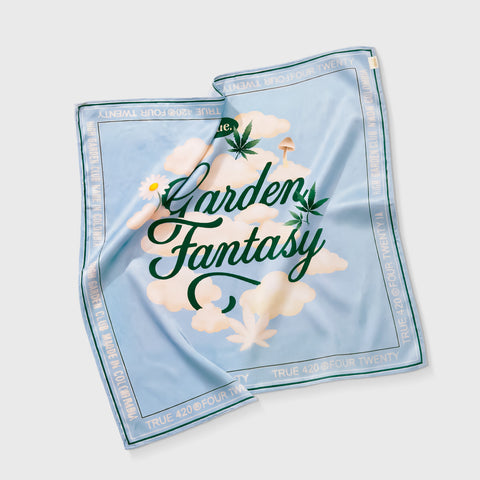 Garden Fantasy Bandana - Baby Blue