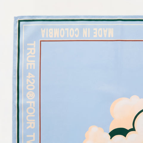 Garden Fantasy Bandana - Baby Blue